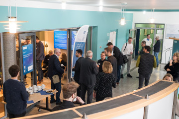 Austausch beim Partnertag beim Fraunhofer IGD